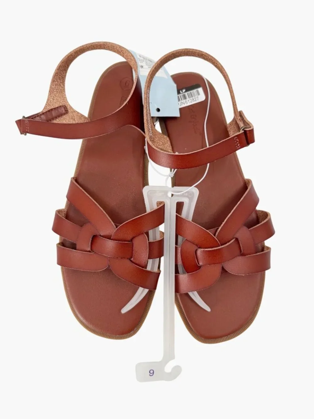 NEW Cat & Jack Kids' Christa H-Band Sandals - Brown - Size 6